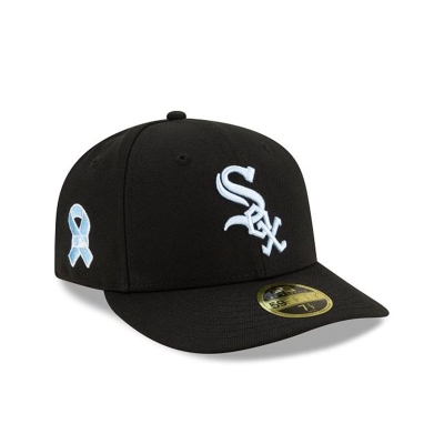 Chicago White Sox Gorra | New Era MLB Father's Day Low Profile 59fifty Fitted Cap Mexico - Negros